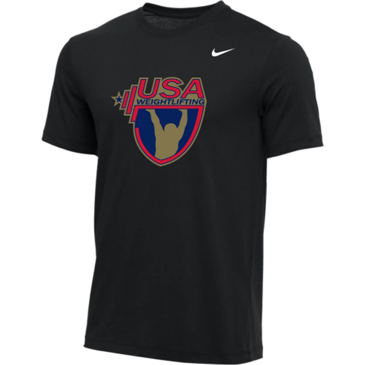 Nike Men's USA Weightlifting Tee - Black/Gold