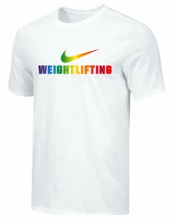 Nike Men's Weightlifting Pride Tee - White