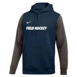 Nike Men's Field Hockey Club Fleece Color Block Hoodie - Navy/Grey